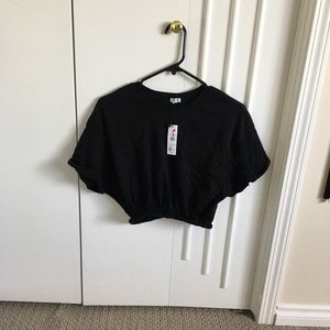 NWT Batwing cropped t shirt